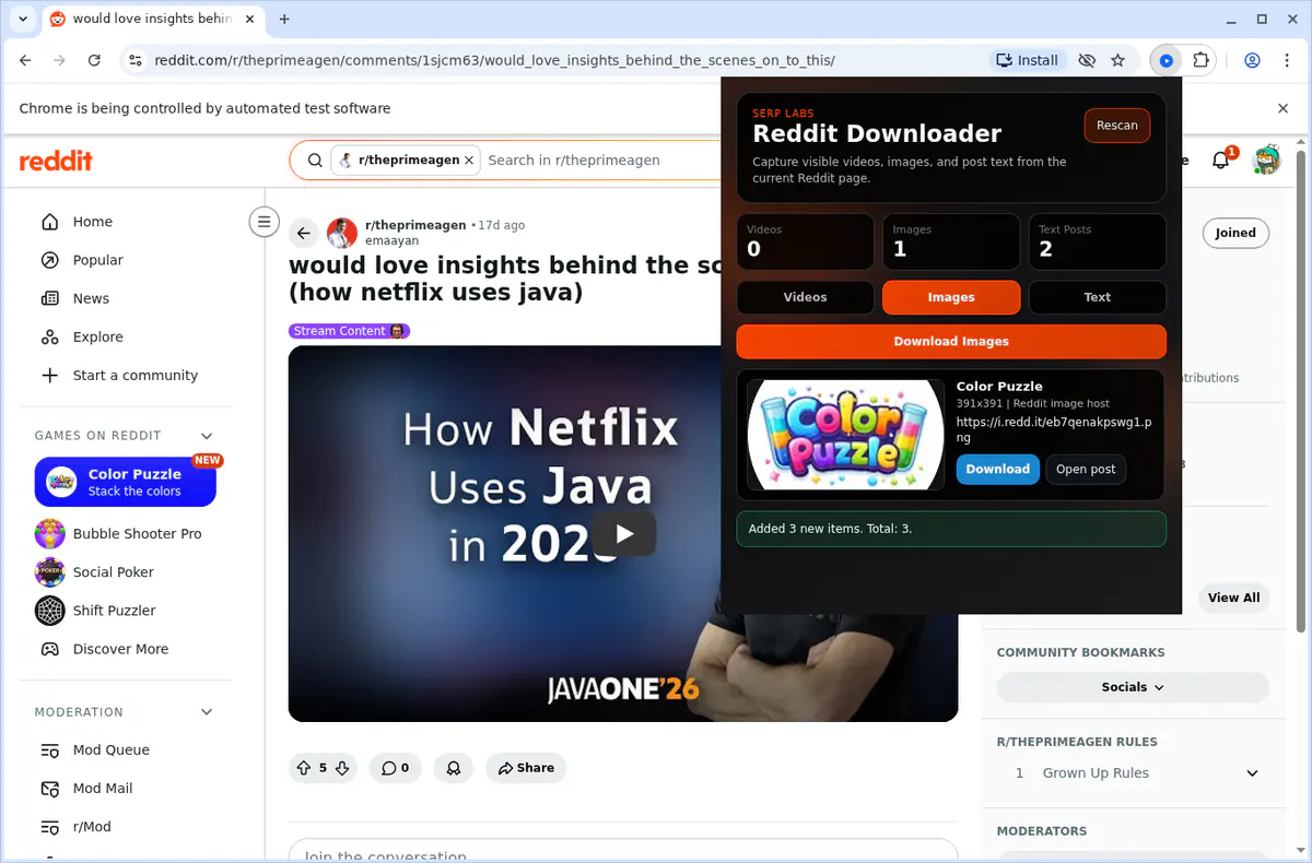 Reddit Video Downloader screenshot 4